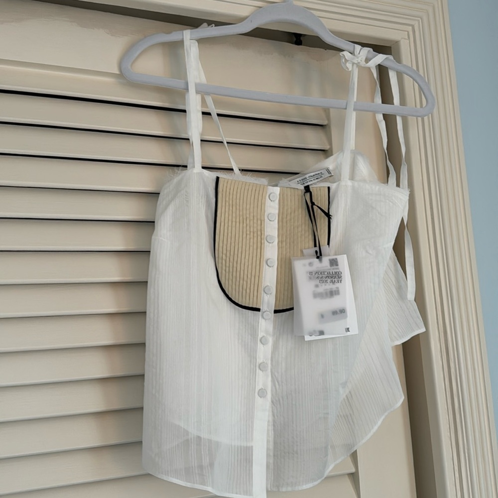 Zara Summer 2023 Top. NEW with Tags.